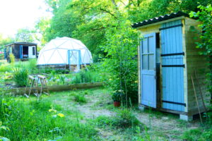Geodome en composttoilet